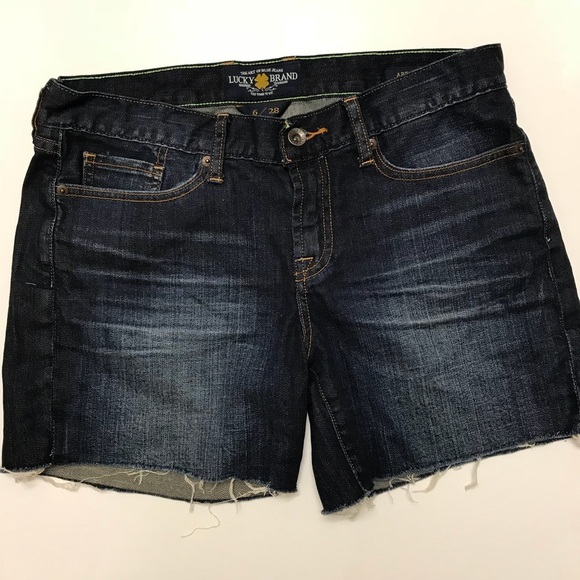 Lucky Brand abbey cutoff jean shorts 6 / 28 - Picture 1 of 4